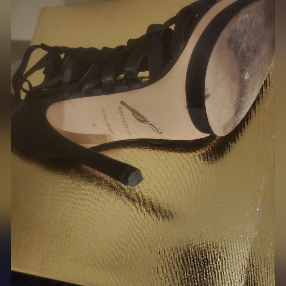 Brian Atwood Black Shoes - Picture 6 of 6